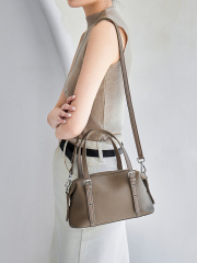 Wholesale Vintage Genuine Leather Boston Bag Manufacturer | Custom Korean Style Underarm Shoulder Bag | Louis Bags