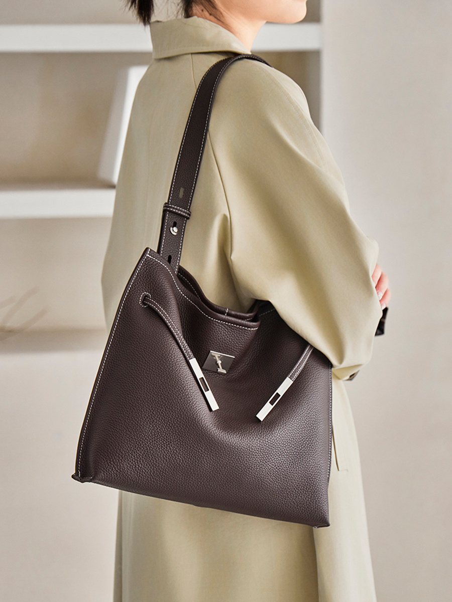 Wholesale Large Capacity Leather Tote Bag Manufacturer | Custom Women's Shoulder Crossbody Handbag | Louis Bags