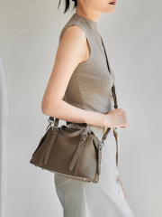 Wholesale Vintage Genuine Leather Boston Bag Manufacturer | Custom Korean Style Underarm Shoulder Bag | Louis Bags