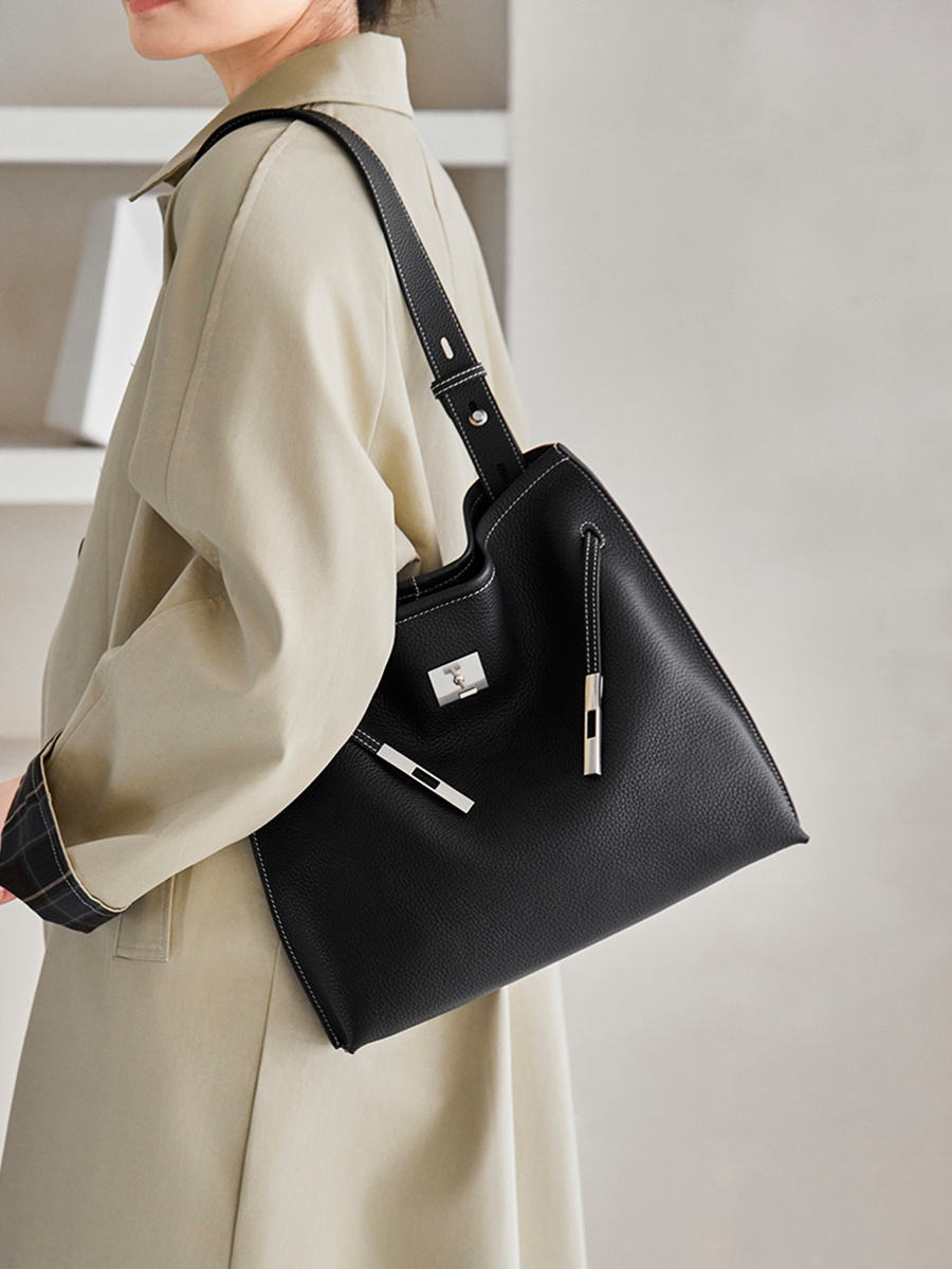 Wholesale Large Capacity Leather Tote Bag Manufacturer | Custom Women's Shoulder Crossbody Handbag | Louis Bags