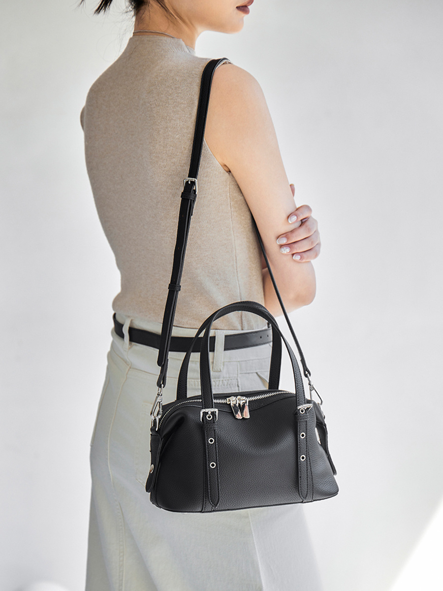 Wholesale Vintage Genuine Leather Boston Bag Manufacturer | Custom Korean Style Underarm Shoulder Bag | Louis Bags