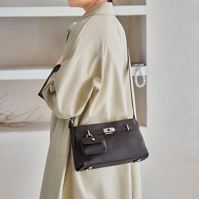 Wholesale Vintage Hobo Cowhide Bag | Custom Korean Style Underarm Crossbody | Louis Bags