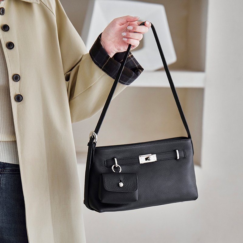 Wholesale Vintage Hobo Cowhide Bag | Custom Korean Style Underarm Crossbody | Louis Bags