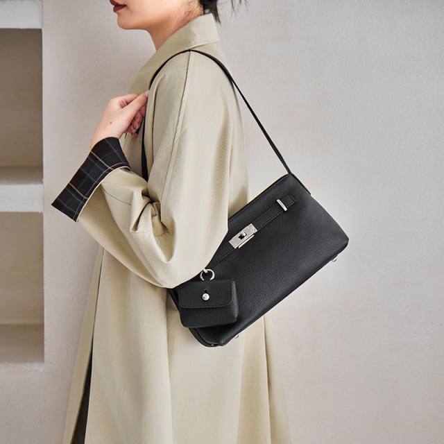 Wholesale Vintage Hobo Cowhide Bag | Custom Korean Style Underarm Crossbody | Louis Bags