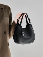 Wholesale Top Layer Cowhide Basket Bag | Custom Soft Leather Tote Bucket Bag for Women | Louis Bags