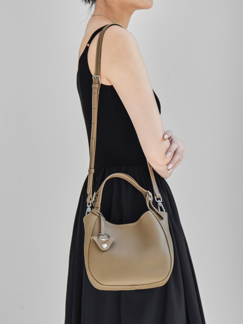 Wholesale Top Layer Cowhide Basket Bag | Custom Soft Leather Tote Bucket Bag for Women | Louis Bags