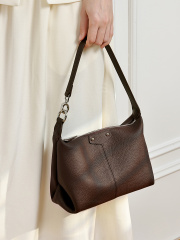Wholesale Top Layer Cowhide Tote Bag | Pebbled Leather Shoulder Crossbody | Louis Bags
