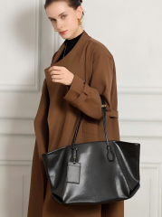 Wholesale Vegetable Tanned Leather Tote Bag | Large Capacity Commuter Handbag | Louis Bags