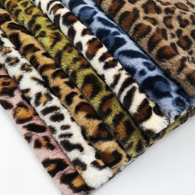Printed Rabbit Fur Fabric | Soft & Plush Material for Fashion Bags | Louis Bags