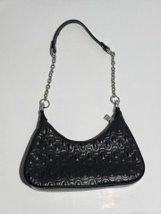 PU Shoulder Bag with Deboss Logo & Metal Logo | Custom Branded Handbag | Louis Bags