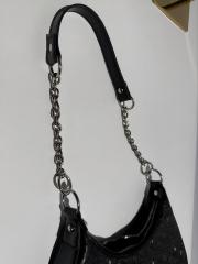 PU Shoulder Bag with Deboss Logo & Metal Logo | Custom Branded Handbag | Louis Bags