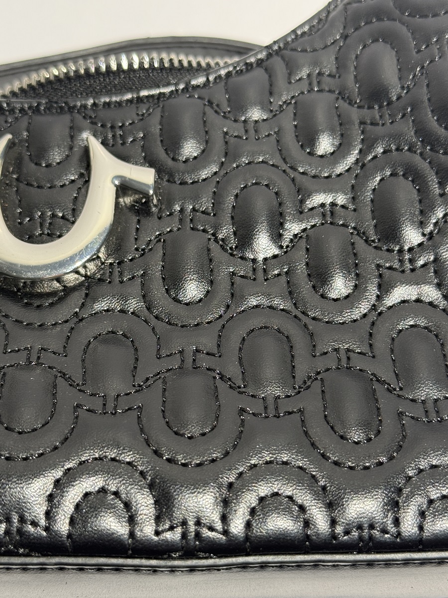 PU Shoulder Bag with Deboss Logo & Metal Logo | Custom Branded Handbag | Louis Bags