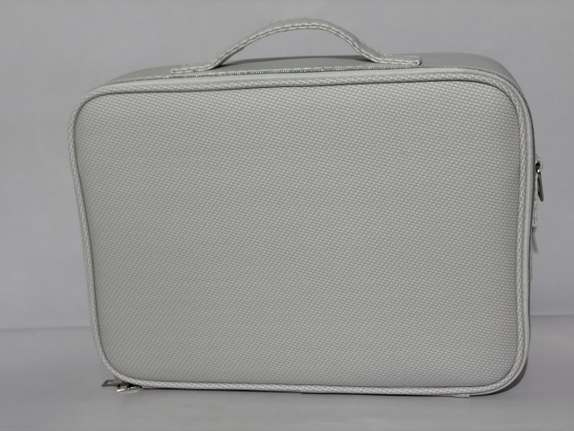 2026 New Travel Makeup Case with 3-Color LED Mirror | Food-Grade Silicone Waterproof Cosmetic Organizer