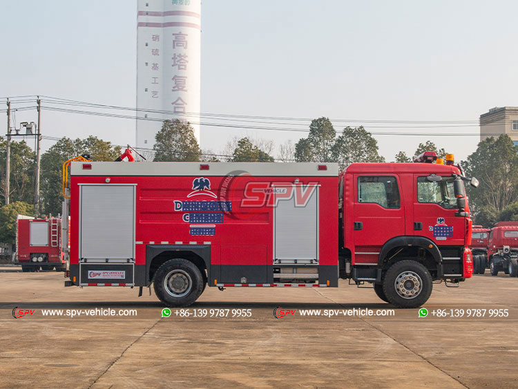 HOWO 4x2 Fire Fighting Truck