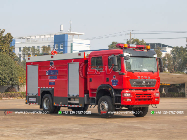 HOWO 4x2 Fire Fighting Truck