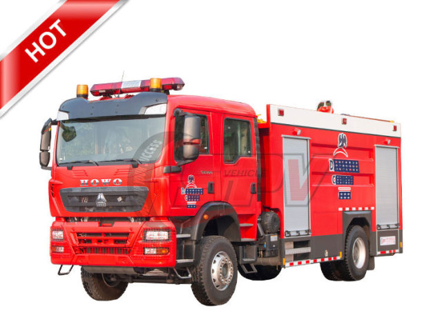HOWO 4x2 Fire Fighting Truck