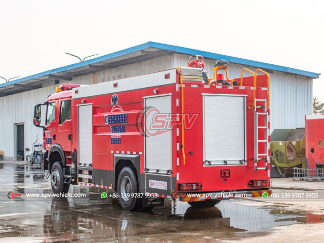 HOWO 4x2 Fire Fighting Truck