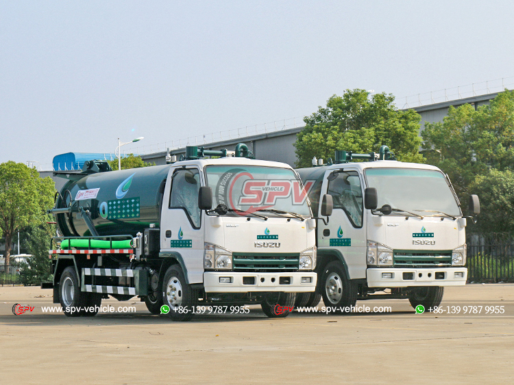 ISUZU 4,000L Sewage Collection Truck