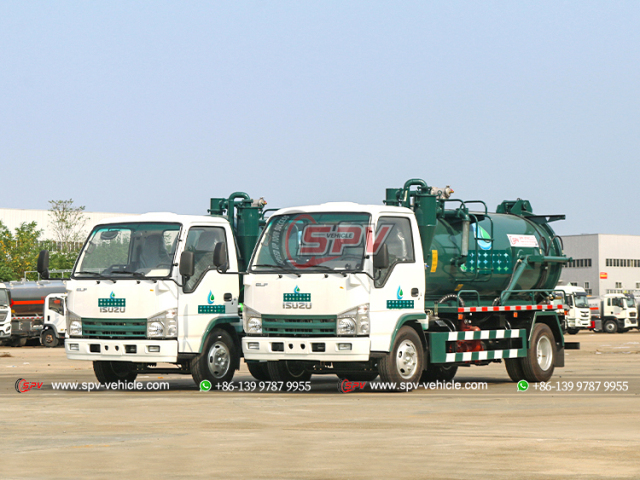 ISUZU 4,000L Sewage Collection Truck