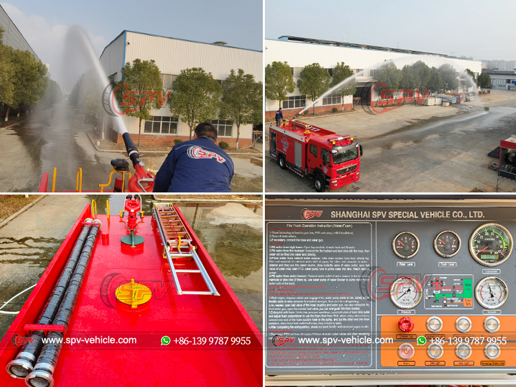 HOWO 4x2 Fire Fighting Truck
