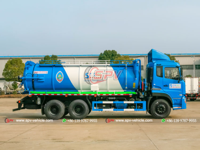 DONGFENG 12,000L Sewage Vacuum Truck