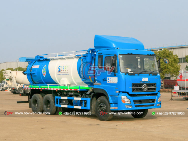 DONGFENG 12,000L Sewage Vacuum Truck
