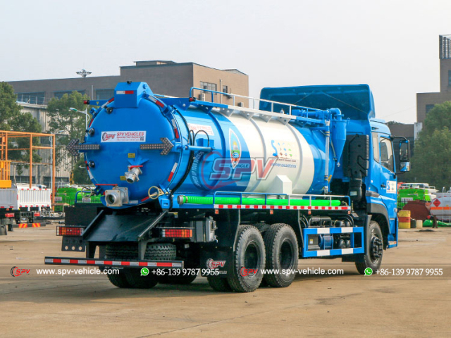 DONGFENG 12,000L Sewage Vacuum Truck