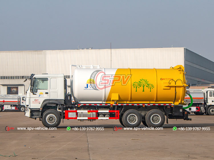 SINOTRUK 20,000L Sludge Vacuum Truck