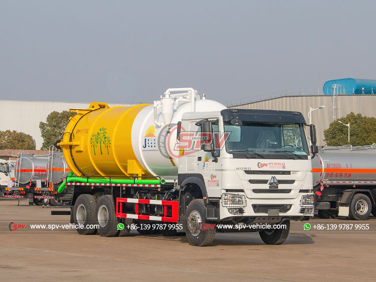 SINOTRUK 20,000L Sludge Vacuum Truck