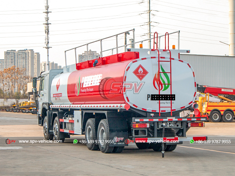 HOWO 30,000 Litres Diesel Bowser Truck - Rear Left