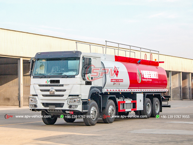 HOWO 8x4 Diesel Delivery Truck 30,000 Litres - Front Left