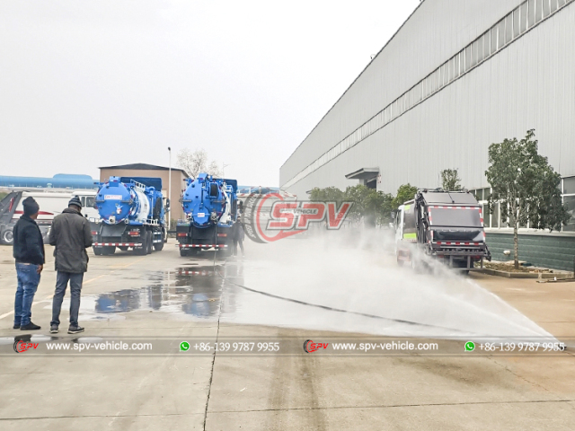 Sewage Vacuum and Jetting Truck DONGFENG