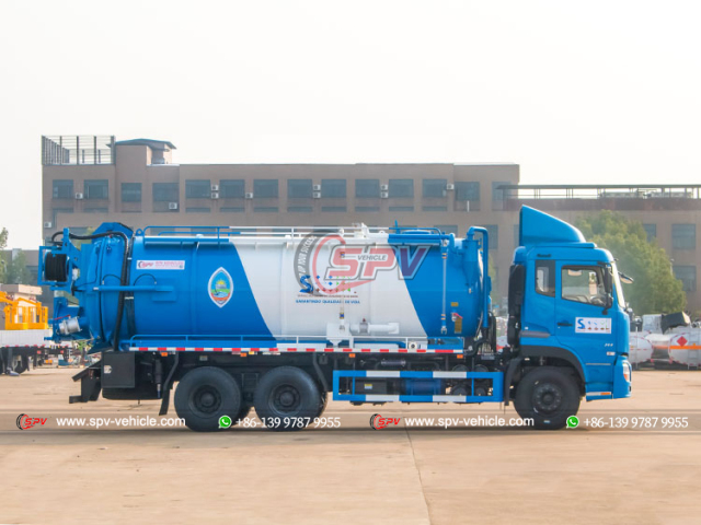 Sewage Vacuum and Jetting Truck DONGFENG