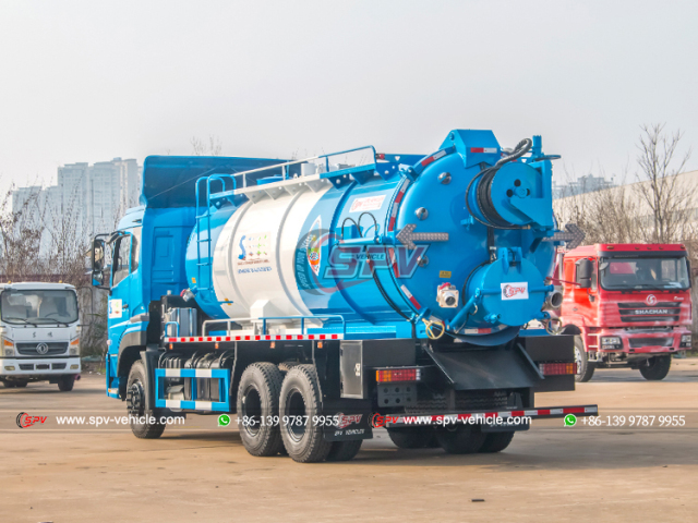 Sewage Vacuum and Jetting Truck DONGFENG