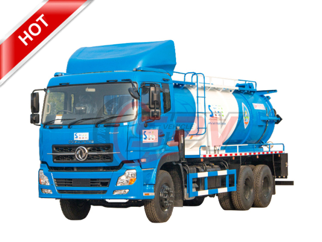 Sewage Vacuum and Jetting Truck DONGFENG