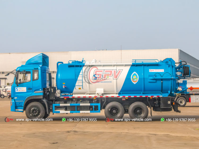 Sewage Vacuum and Jetting Truck DONGFENG