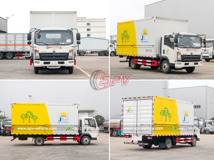 HOWO 4x2 Wing Truck