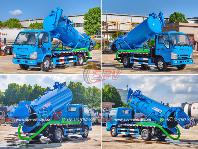 ISUZU 4,000L Sewage Suction Truck