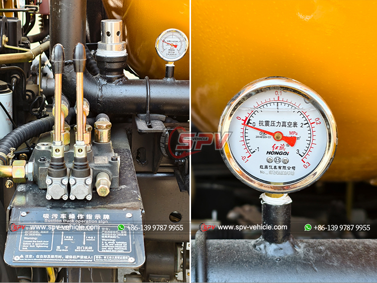 Dongfeng Sewer Vacuum Truck - Operation Pannel