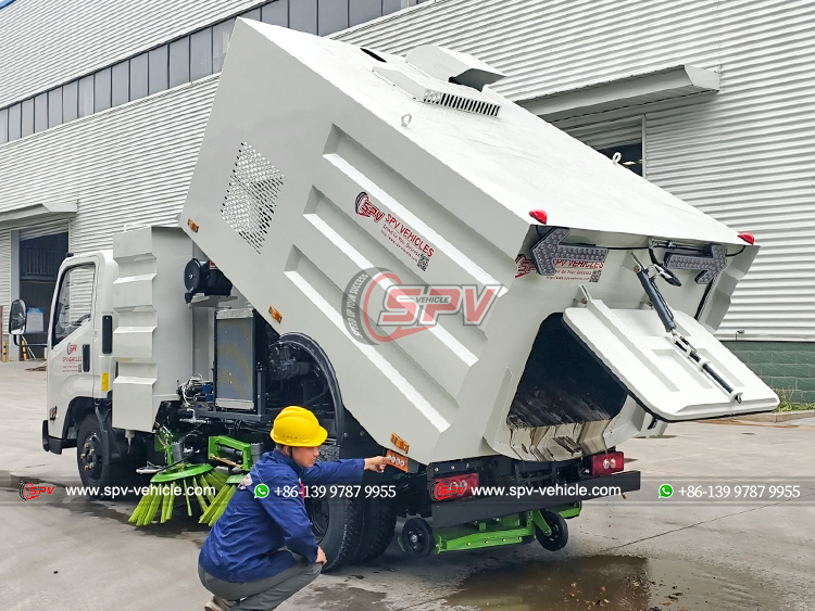 JMC Light-Duty Municipal Sweeper - Rear Left