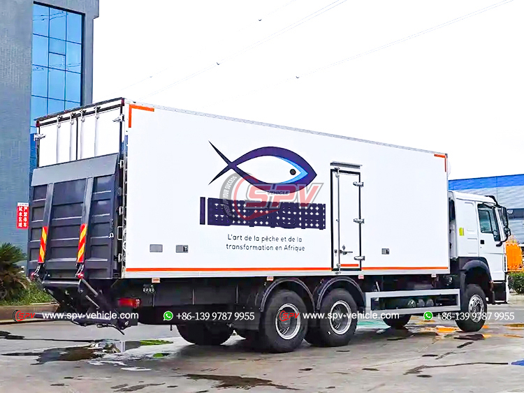 Howo Cold Chain Transport Truck - Rear Right