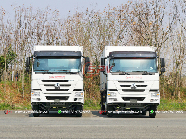 SINOTRUK 6x4 Insulate Van Truck