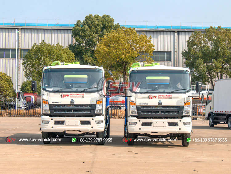 8,000 Litres Sewage Vacuum Truck - Front