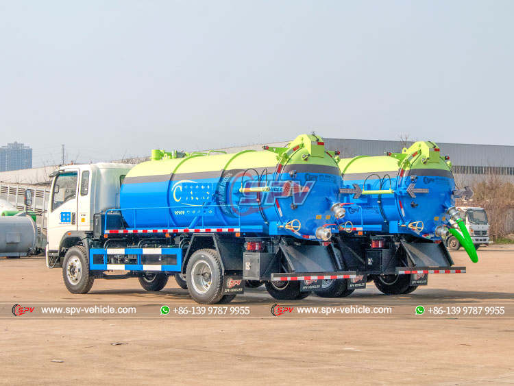 SINOTRUK 8,000L Sewer Vacuum Truck