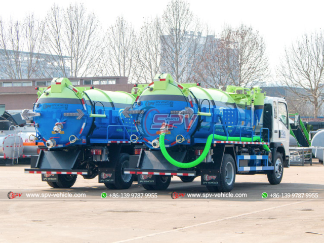 SINOTRUK 8,000L Sewer Vacuum Truck