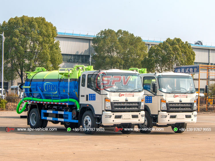 SINOTRUK 8,000L Sewer Vacuum Truck