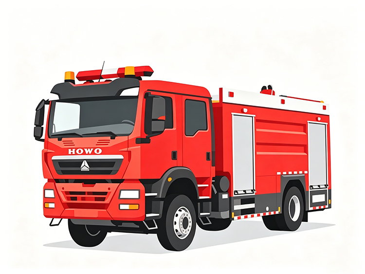 HOWO Fire Fighting Truck-SPV-vehicle