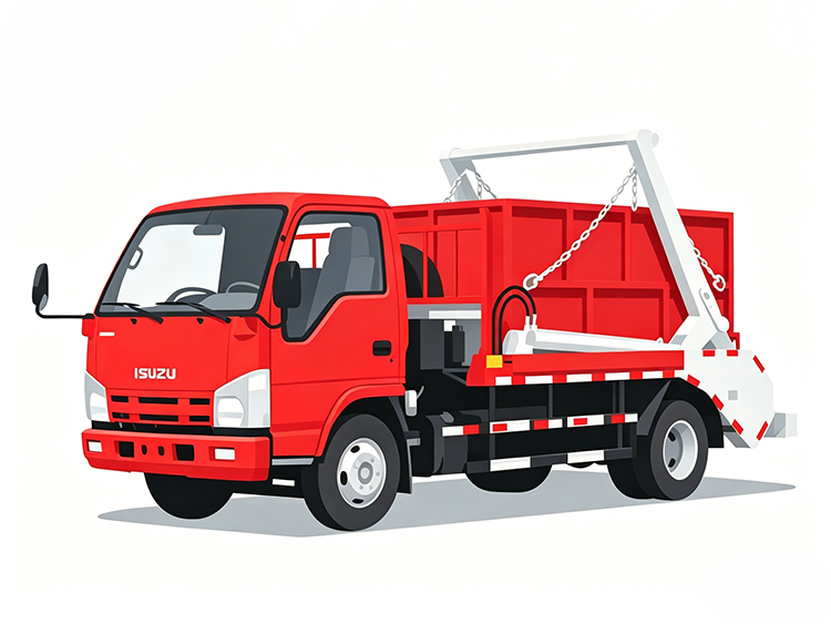 ISUZU Arm Swing Garbage Truck-SPV-vehicle