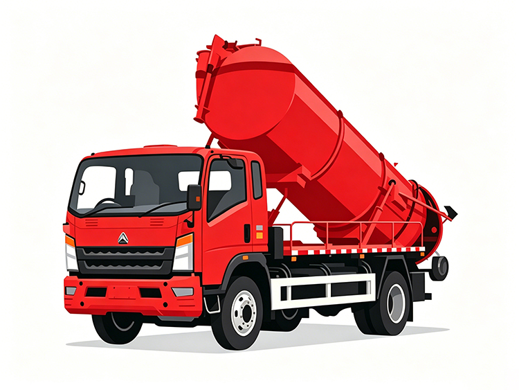SINOTRUK Sewage Vacuum Truck-SPV-vehicle