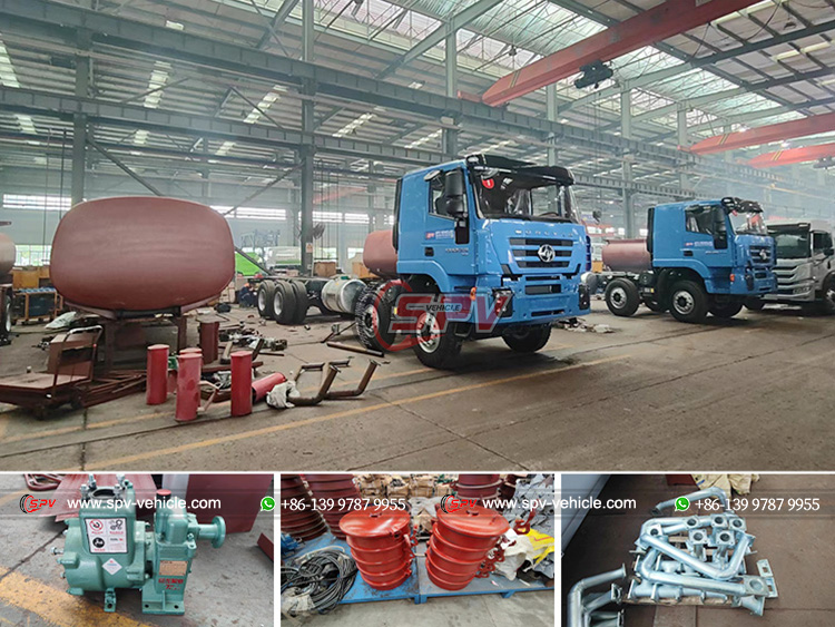 10 Units of Cleaning Water Trucks to Africa in June 2023-Production View